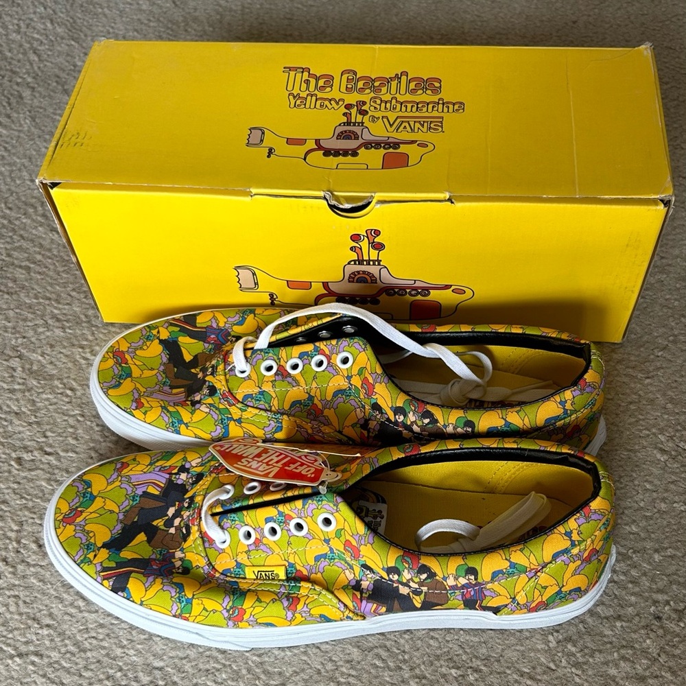 VANS x The Beatles Yellow Submarine VANS Era sneakers US 11.5 UK 10.5